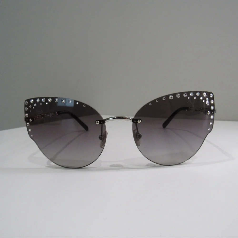 Michael Kors Black Studded Cat-Eye Sunglasses | MK1058B St. Anton - Picture 7 of 15